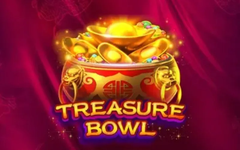 Portada del juego Treasure Bowl con cuenco de oro